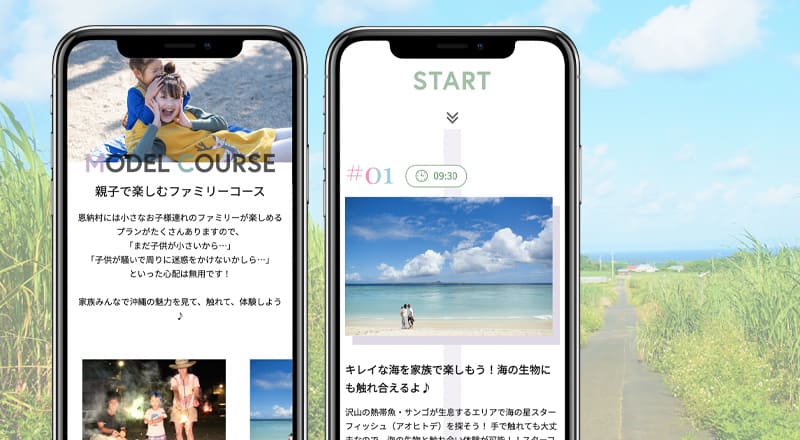 地域観光ポータルサイト制作のイメージ